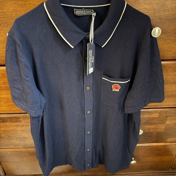 Vineyard Vines Kentucky Derby Button-Down Polo Sweater - Picture 2 of 7